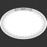 25x 4''-6''  Oval Vinyl