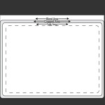 25x 6''-8'' Rounded Rectangle Vinyl